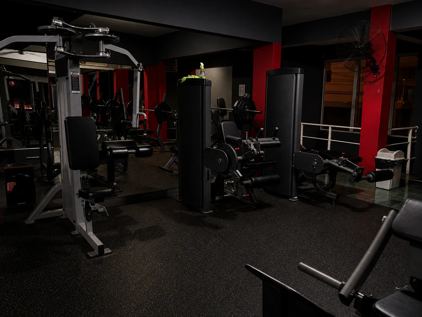 Vista adicional del gimnasio